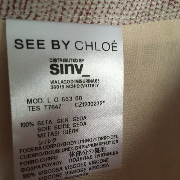 See By Chloe silk mini skirt - Picture 4 of 7